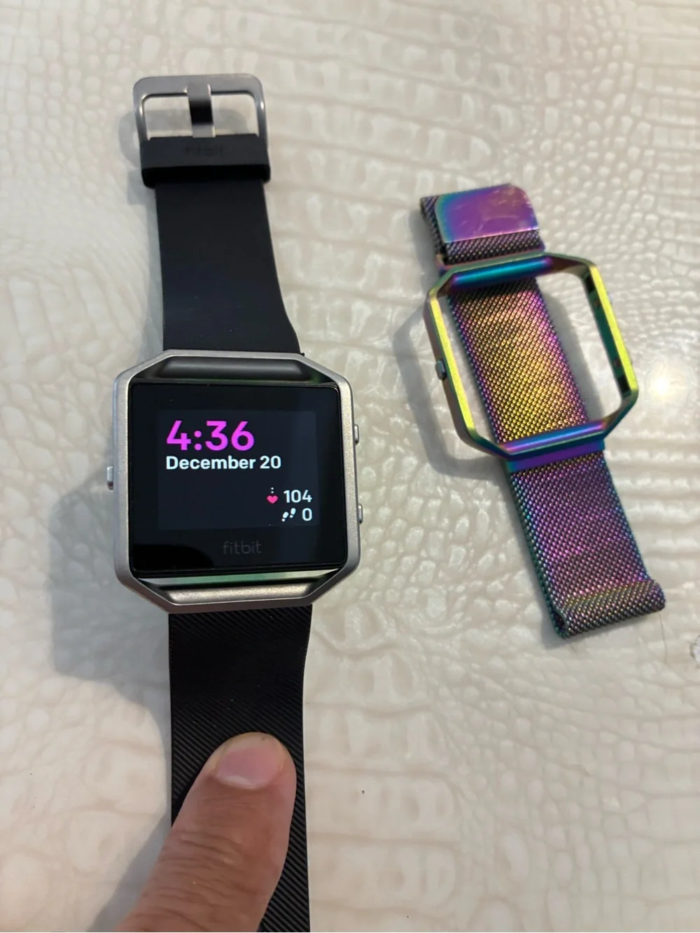 fitbit Smartwatch with Black Band